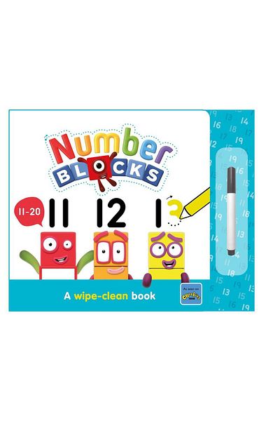 Learning Resources Write and Erase Book - Numberblocks 11-20