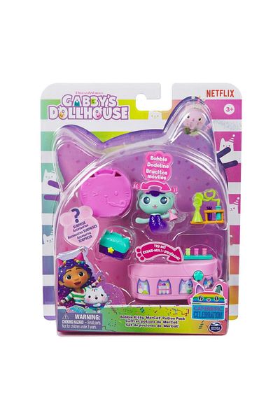 Gabby's Dollhouse Gabby's Dollhouse Playset - Bobble Kitty, Mercat and Potion Room