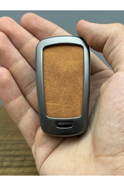 Mavi Keys Opel Astra J, Insignia, Vauxhall, Chevrolet Cruze Husă pentru chei din piele cu 3 butoane, maro