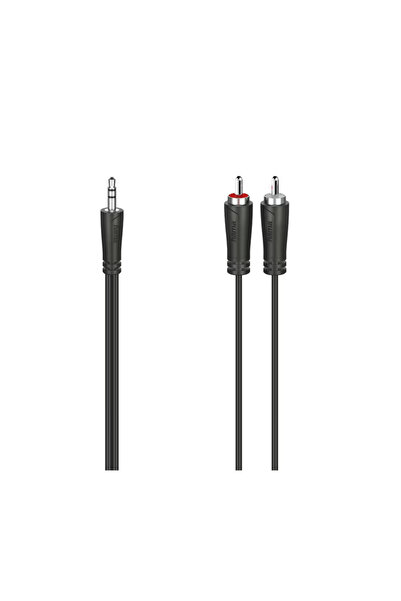 Hama Cablu audio Hama 200720, Jack 3.5mm - RCA, 1.5m (Negru)