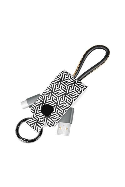 LogiLink Logilink data cable, CU0164, USB 2.0 (T) to USB 2.0 Type-C (T), 0.22m, Black/White