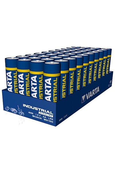 Varta Baterii Alcaline Industriale 4006 Aa R6 1.5v, 40 Bucati, Performanta Ridicata