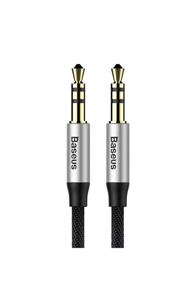 Baseus Baseus Yiven CAM30-BS1 Audio Cable, 3.5mm Jack - 3.5mm Jack, 1 m (Black/Silver)