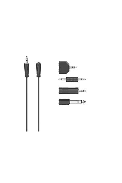Hama Adaptor Hama 205122, Jack 3.5mm/6.3mm 2.5m (Negru)