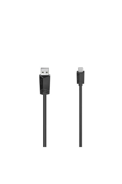 Hama Hama 200632 Cable, USB-C / USB-A, 1.5 m (Black)