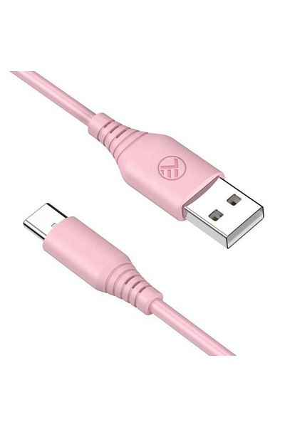 TELLUR Cablu silicon Tellur USB to Type-C, 3A, 1m, Roz