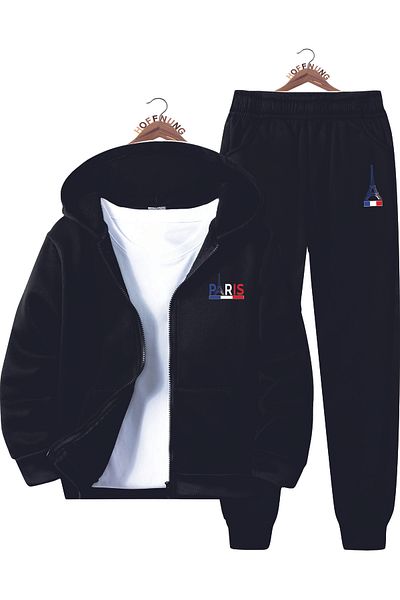 HOFFNUNG Full Zip Eiffel Tower Oversize Summer Mode