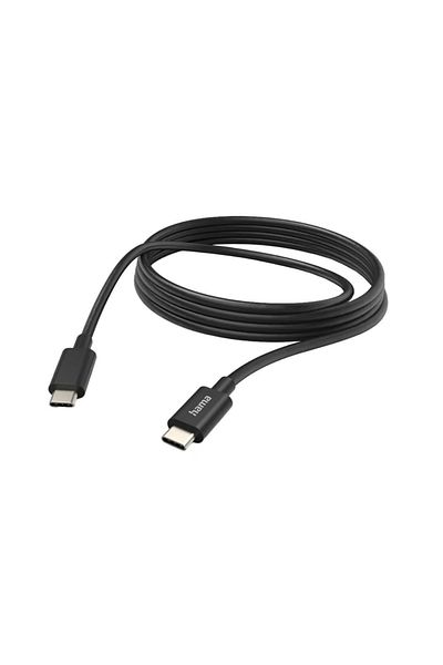 Hama HAMA 201593 data cable, USB-C - USB-C, 3m (Black)