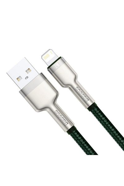 Baseus Data cable Baseus Coffee, USB - Lightning, 2.4A, 1 m, Green
