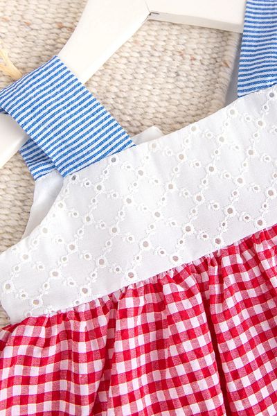 Babymod Summer Baby Girl Dress Set with Bandana Strap