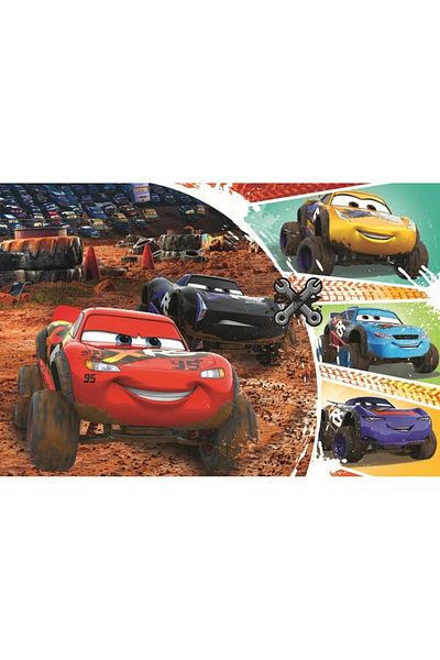 Trefl Trefl Puzzle Lightning Mcqueen with friends, 60 pieces