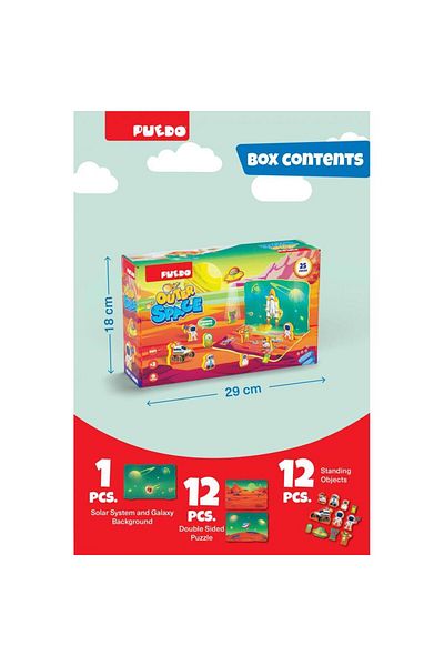 PUEDO TOYS Outer space puzzle, 25 pieces