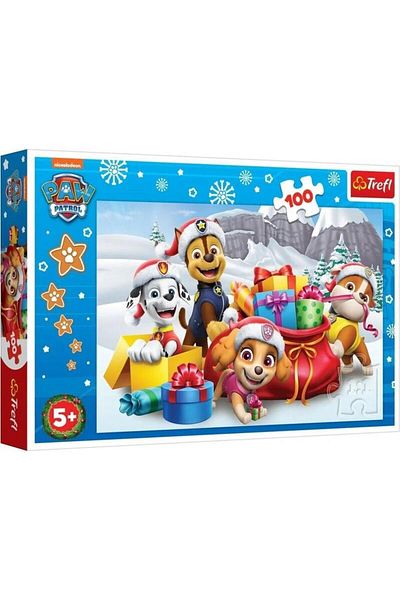 Trefl Trefl Puzzle 100 Pieces Paw Patrol Christmas With The Patrol