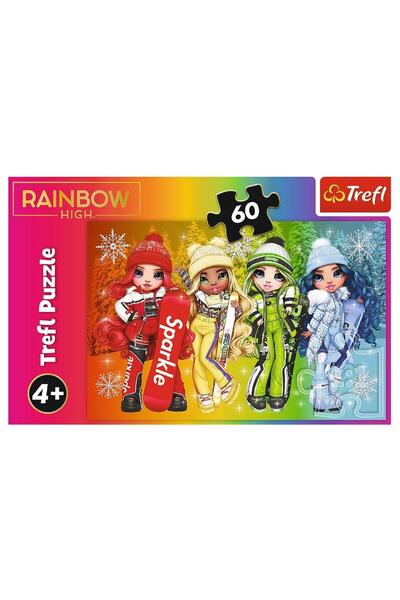 Trefl Trefl Rainbow High Puzzle, Hravé panenky, 60 dílků