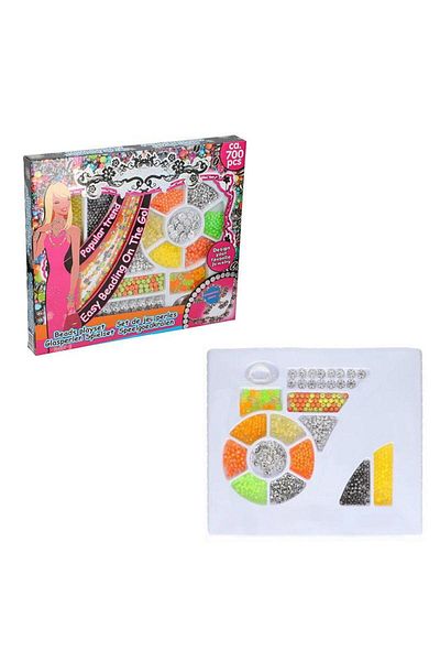Eddy Toys Eddy Toys 700 piece decorative bead set Yellow
