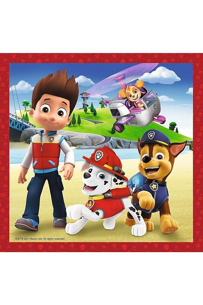 Trefl Trefl 3 in 1 Paw Patrol Puzzle, Happy Puppies, 20/36/50 pieces