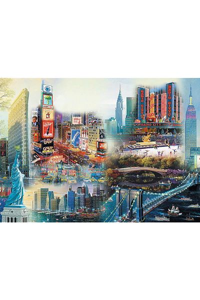 Trefl Wooden puzzle - New York, 1000 pieces