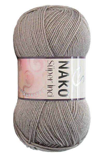 NAKO Πλεκτό νήμα χειρός Super Pearl 2000 Mink