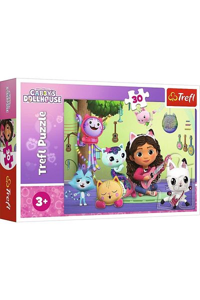 Trefl Trefl Gabbys Dollhouse puzzle, Gabby's house, 30 pieces