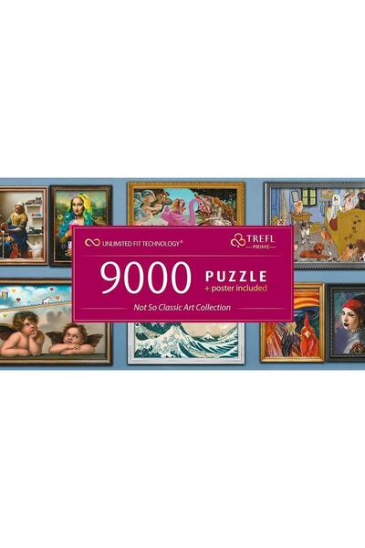 Trefl Trefl panoramatické puzzle 9000 dílků - Různá umělecká díla