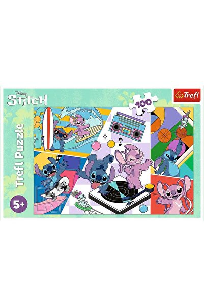 Trefl Trefl Disney Stitch Puzzle, Stitchovy vzpomínky, 100 dílků