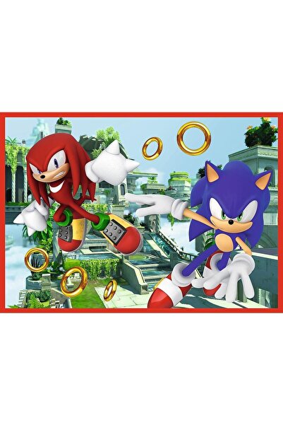 Trefl Puzzle Trefl 4 in 1 Aventurile lui Sonic