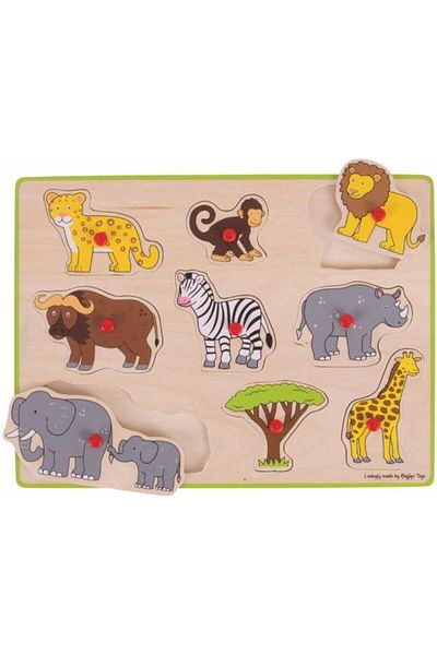 BigJigs BigJigs Safari BJ258 wooden puzzle