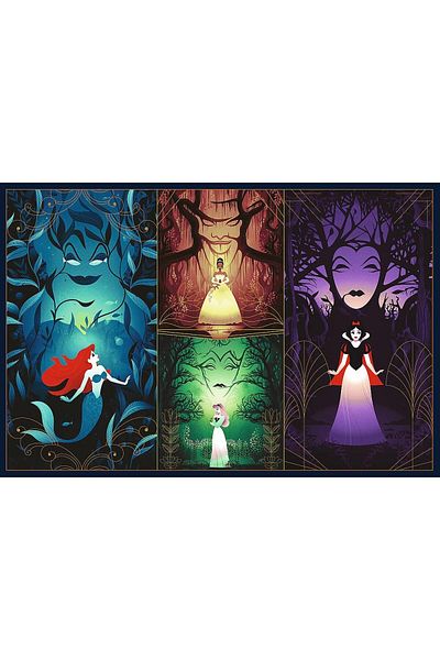 Trefl Trefl Puzzle from 2 x 200 pieces - Enchanting Princesses