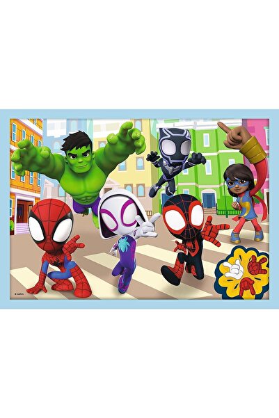 Trefl Παζλ Trefl 4 σε 1 Ο Spidey και οι καταπληκτικοί φίλοι του, Ομάδα Spidey, 12/15/20/24 κομμάτια