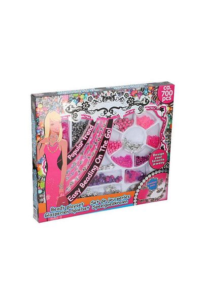 Eddy Toys Eddy Toys 700 piece decorative bead set Pink