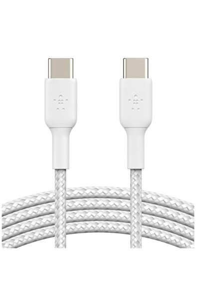 Belkin Καλώδιο USB-C/USB-C για φόρτιση Belkin Boost Charge Braided, 1 m (Alb)
