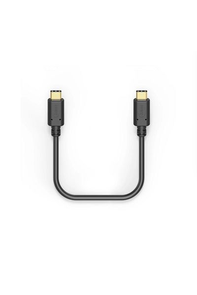 Hama Hama 86409 charging cable, USB Type-C - USB Type-C, 1.5 m (Black)