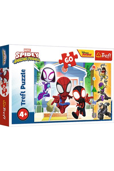 Trefl Trefl Spiderman Puzzle, Spidey's World, 60 pieces