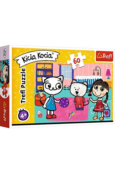 swilex 17343 Trefl/60 PUZZLE KİCİA KOCİA KİT CAR YAPBOZ