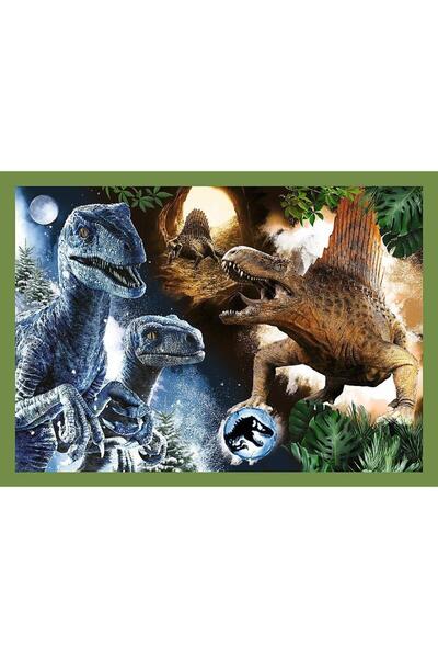 Trefl Trefl 4v1 puzzle, Jurský svět, Ve světě dinosaurů, 35/48/54/70 dílků