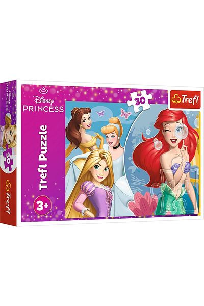 Trefl Trefl Disney Princess Puzzle, Happy Princesses, 30 pieces