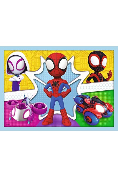 Trefl Παζλ Trefl 4 σε 1 Ο Spidey και οι καταπληκτικοί φίλοι του, Ομάδα Spidey, 12/15/20/24 κομμάτια