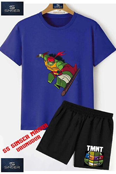SS SİNSER Tricou cu gât rotund cu imprimeu special „NINJA RED ATTACK” UNISEX ...