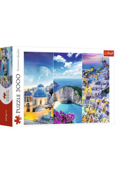 Trefl Trefl Puzzle, Dovolená v Řecku, 3000 dílků