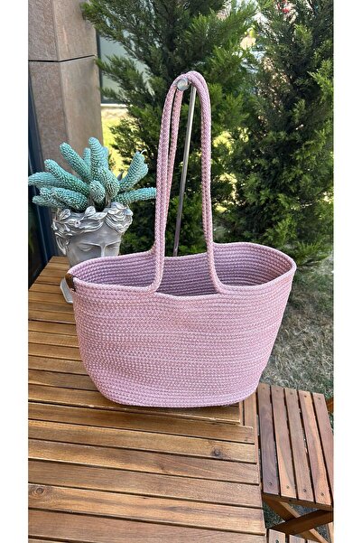 DOLCE QUEEN حقيبة نسائية يومية من قش الجوت مع حزام كتف