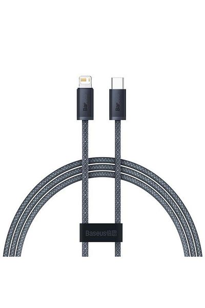 Baseus Data and charging cable, Baseus, USB-C to lightning IP, 20W, 1m, Gray
