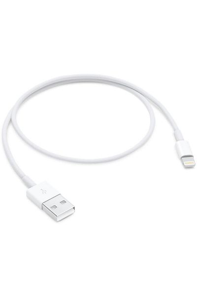 Apple Cablu de date Apple me291zm/a, Lightning, 0.5m (Alb)