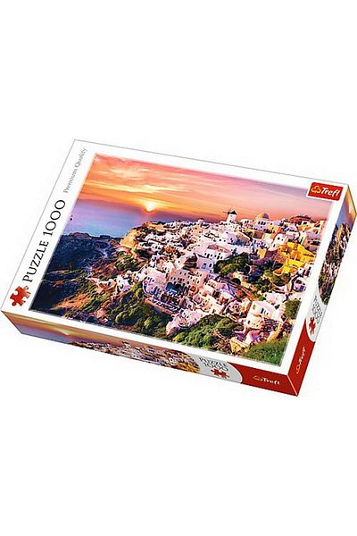 Trefl Puzzle Trefl 1000 piese - Sunset Over Santorini