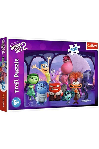 Trefl Trefl Puzzle, Disney Inside Out 2, The Wonderful World, 100 pieces