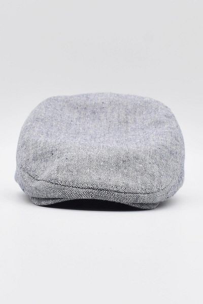Külah Men's London Cap 100% Cotton Gatsby Ivy Cap Hat Black