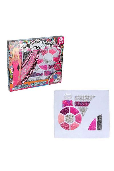 Eddy Toys Eddy Toys 700 piece decorative bead set Pink