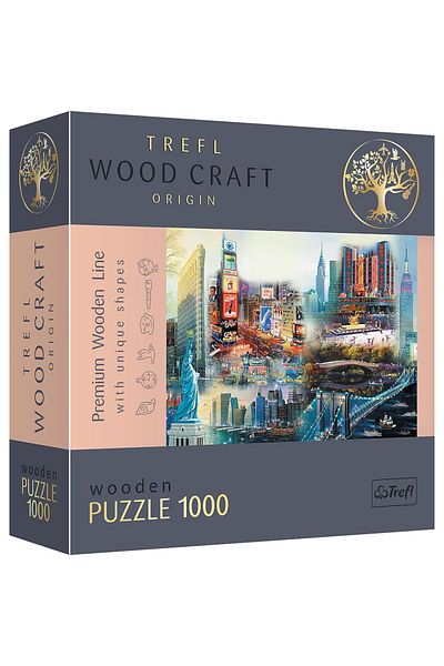 Trefl Wooden puzzle - New York, 1000 pieces