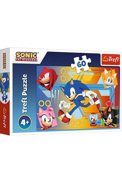 Trefl Puzzle Trefl Sonic In Action, 60 pieces