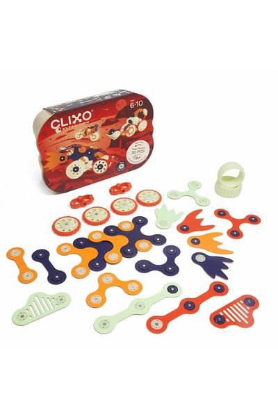Clixo Magnetic building game Clixo Space Vehicles (30 pieces)