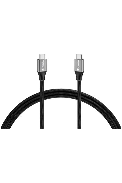 Varta Cablu Date si Incarcare USB-C - USB-C Varta, 100W, 2m, Negru